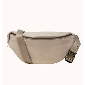 AZARIA AMIE CANVAS FANNY PACK IN CREAM